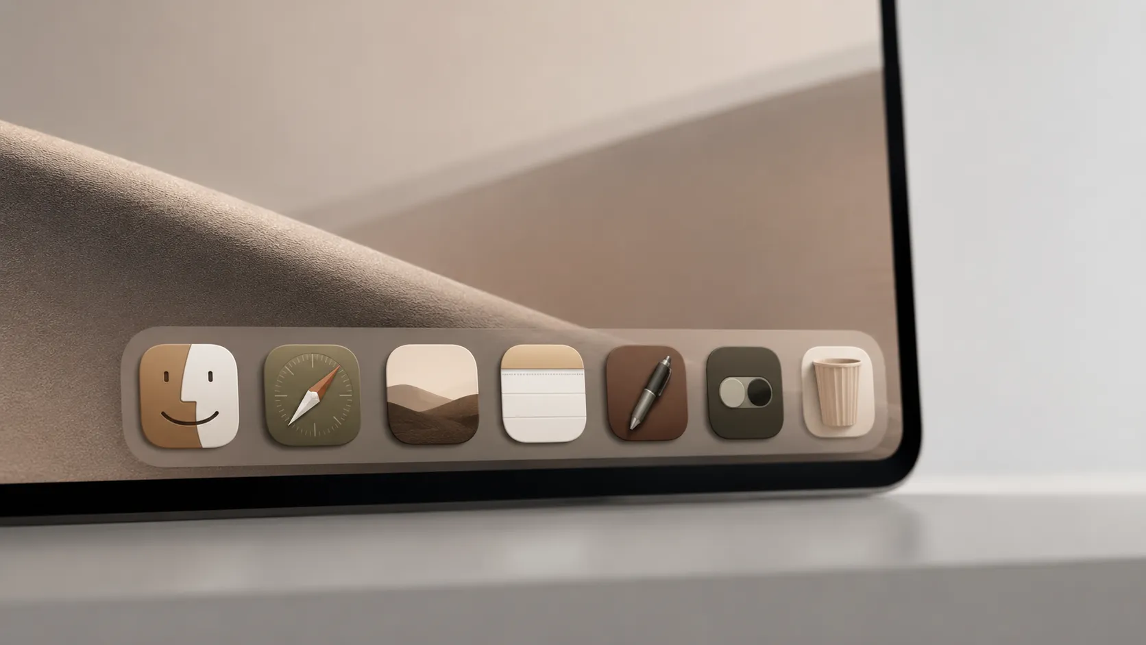 macOS System Settings Appearance panel showing accent color options for mac theme customization