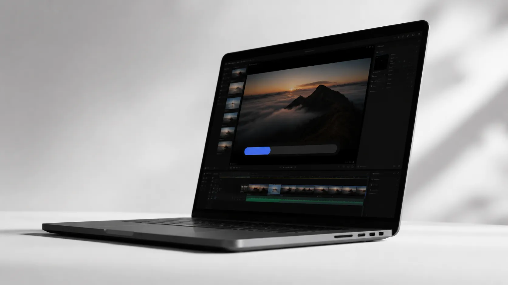 M3 MacBook Pro exporting a converted video file showing hardware acceleration on Mac