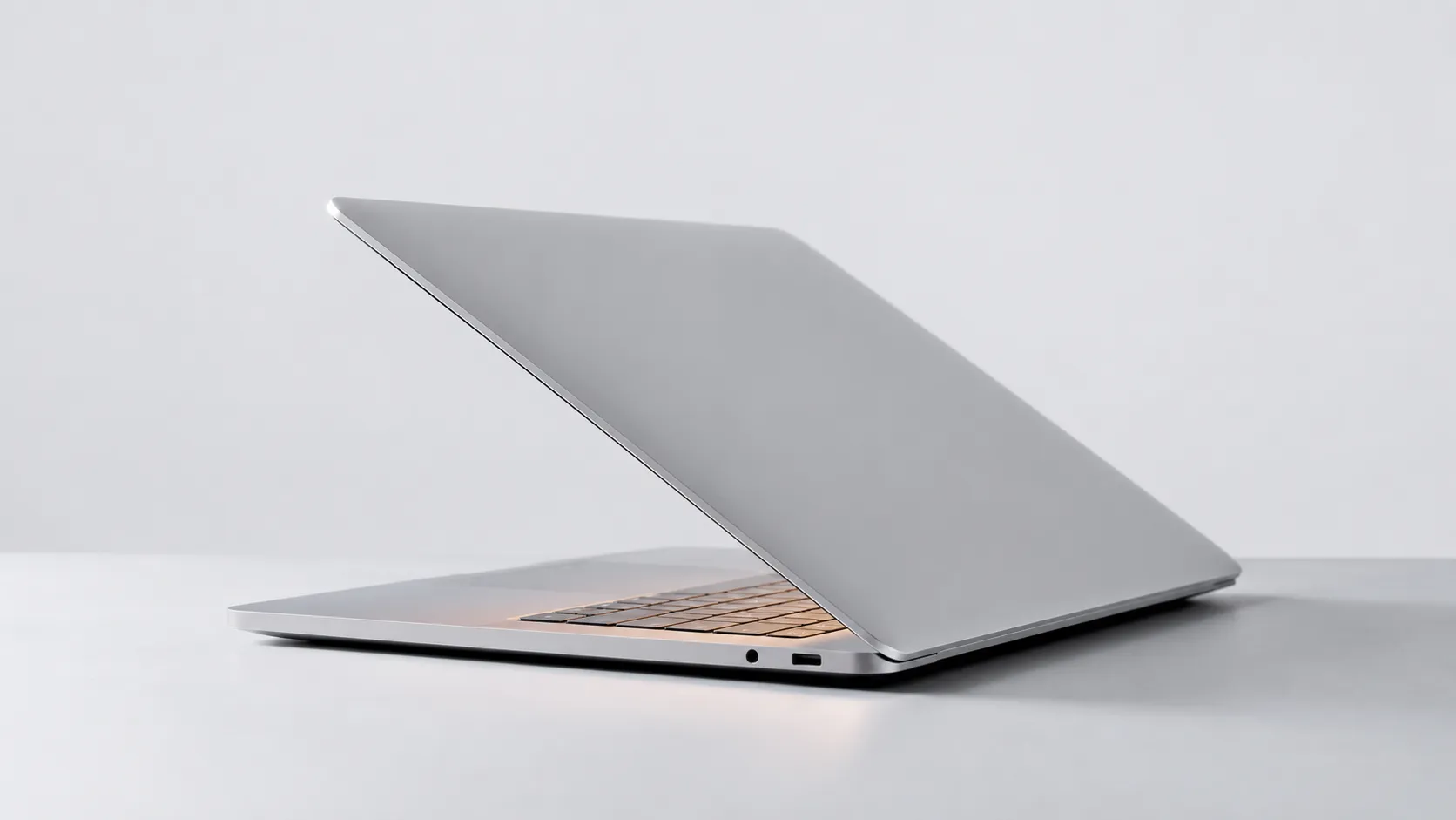 Affordable aluminum MacBook-style laptop on a clean desk
