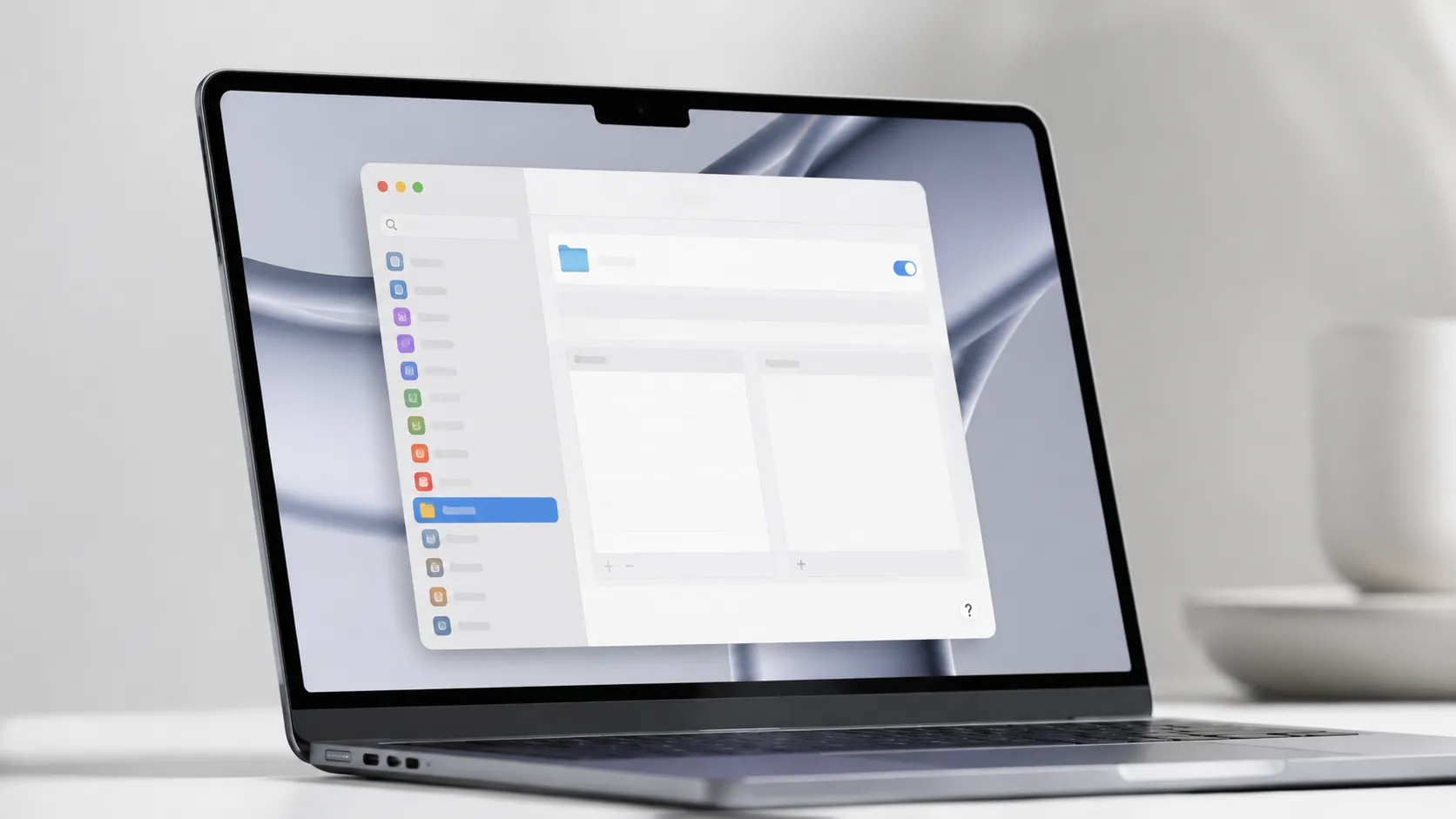 macOS Sharing settings panel used to configure file sharing between Mac and Windows computers