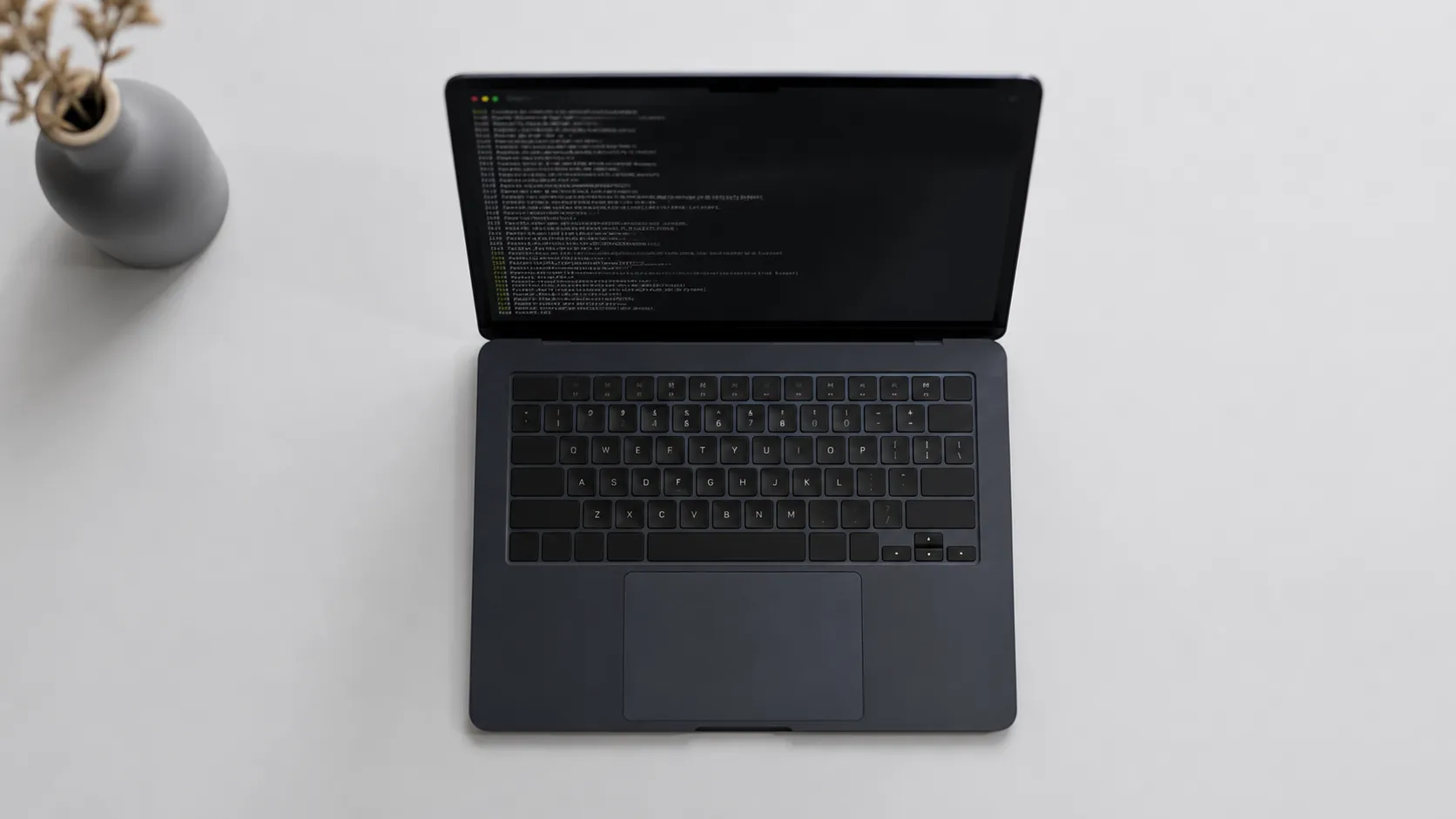MacBook Air terminal window running yt-dlp command-line YouTube downloader on macOS